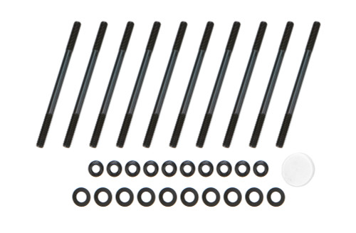 Cylinder Head Stud Kit - Patriot Series - 12 Point Nuts - Chromoly - Black Oxide - Ford EcoBoost 4-Cylinder - Kit