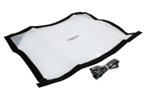 Radiator Screen - Shaker Screen - 18 x 24.75 in - Polyester - White - Rocket / Club 29 Chassis - Each