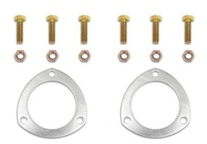 Collector Gasket - Seals-4-Good - 0.125 in Thick - 3 in Diameter - 3-Bolt - Hardware Included - Aluminum - Pair