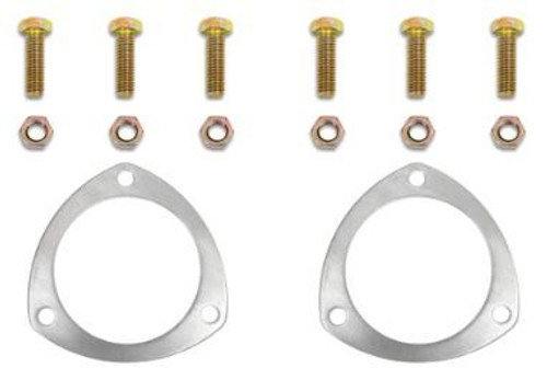 Collector Gasket - Seals-4-Good - 0.125 in Thick - 3.5 in Diameter - 3-Bolt - Hardware Included - Aluminum - Pair Collector Gasket - Seals-4-Good - 0.125 in Thick - 3.5 in Diameter - 3-Bolt - Hardware Included - Aluminum - Pair