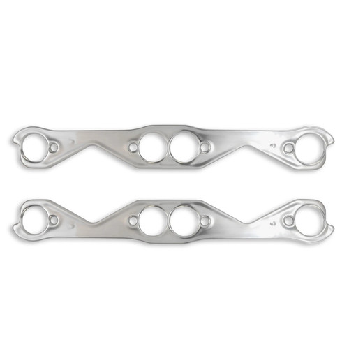 Exhaust Header / Manifold Gasket - Seal-4-Good - 1.500 in Round Port - Multi-Layered Aluminum - Small Block Chevy - Pair