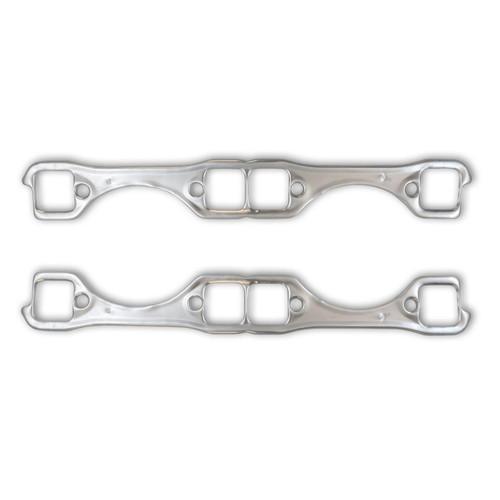 Exhaust Header / Manifold Gasket - Seal-4-Good - 1.500 in Square Port - Multi-Layered Aluminum - Small Block Chevy - Pair