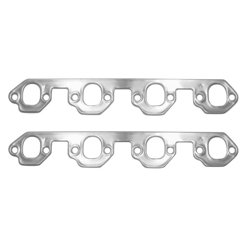 Exhaust Header / Manifold Gasket - Seal-4-Good - 1.380 x 1.630 in D Port - Multi-Layered Aluminum - Big Block Ford - Pair