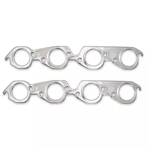 Exhaust Header / Manifold Gasket - Seal-4-Good - 2.150 in Round Port - Multi-Layered Aluminum - Big Block Chevy - Pair Exhaust Header / Manifold Gasket - Seal-4-Good - 2.150 in Round Port - Multi-Layered Aluminum - Big Block Chevy - Pair