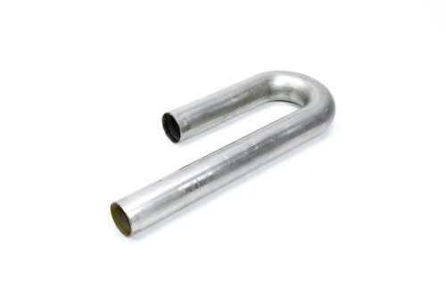 Exhaust Bend - J-Bend - Mandrel - 1.75 in Diameter - 2 in Radius - 6 x 12 in Legs - 18 Gauge - Stainless - Each