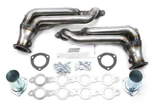 Headers - Tight Tuck - 1.75 in Primary - 2.5 in Collector - Gaskets / Hardware Included - Steel - Natural - GM LS-Series - Universal - Pair Headers - Tight Tuck - 1.75 in Primary - 2.5 in Collector - Gaskets / Hardware Included - Steel - Natural - GM LS-Series - Universal - Pair