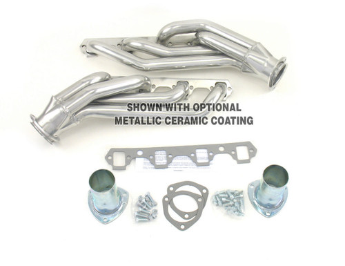 Headers - Clippster - 1.625 in Primary - 3 in Collector - Gaskets / Hardware Included - Steel - Natural - Small Block Ford - Ford Mustang 1964-73 - Pair Headers - Clippster - 1.625 in Primary - 3 in Collector - Gaskets / Hardware Included - Steel - Natural - Small Block Ford - Ford Mustang 1964-73 - Pair