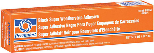 Adhesive - Black Super Weather-strip - 5 oz Tube - Each