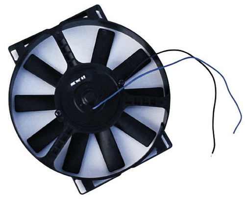 Electric Cooling Fan - High Performance - 10 in Fan - Push / Pull - 1000 CFM - 12V - Straight Blade - 11 x 11.5 in - 2.75 in Thick - Plastic - Each