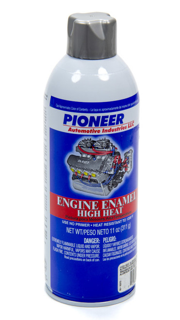Paint - Engine - High Temperature - Enamel - Aluminum - 11 oz Aerosol - Each