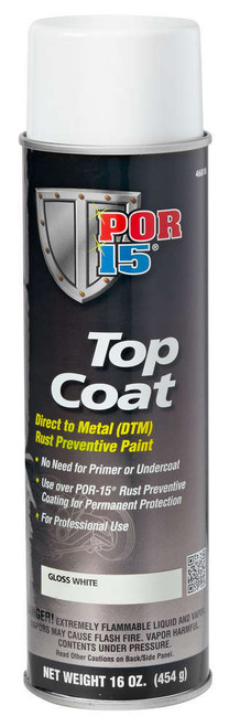 Paint - Top Coat - Urethane - White - 16 oz Aerosol - Each