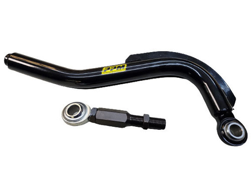 Panhard Bar - J-Style - Adjustable - 20.5 to 22 in Long - Spherical Rod Ends - Steel - Black Powder Coat - Universal - Each