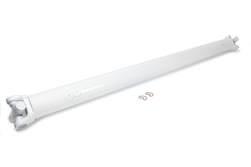 Drive Shaft - 52.5 in Long - 3 in OD - 1350 U-Joints - Steel - White Paint - Universal - Each Drive Shaft - 52.5 in Long - 3 in OD - 1350 U-Joints - Steel - White Paint - Universal - Each