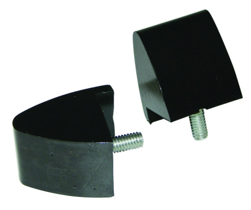 Bump Stop - OEM Style - Stud Mount - Lower Control Arm - Front - Polyurethane - Black - Ford Mustang 1964-73 - Pair