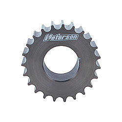 Crankshaft Pulley - HTD - 22 Tooth - 1.02 in Wide - 8 mm Pitch - 1 in Mandrel - 1/8 in Keyway - Aluminum - Gray Anodized - Universal - Each