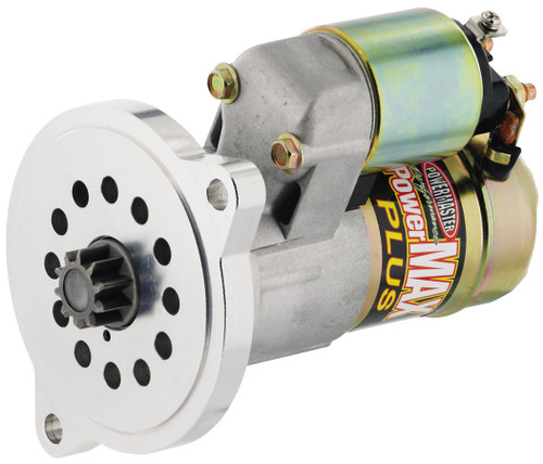 Starter - PowerMAX Plus - 6.1:1 Gear Reduction - Natural - 157 / 164 Tooth Flywheel - Hitachi-Style - 3/4 in Depth - Small Block Ford - Each
