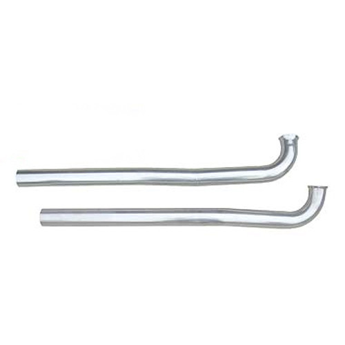 Intermediate Pipes - 2.5 in Diameter - Stainless - Natural - Pypes Exhaust - Stock 3-Bolt Manifolds - Pontiac Ho / Ram Air 1964-81 - Pair Intermediate Pipes - 2.5 in Diameter - Stainless - Natural - Pypes Exhaust - Stock 3-Bolt Manifolds - Pontiac Ho / Ram Air 1964-81 - Pair