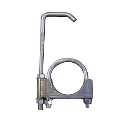 Exhaust Hanger - Clamp-On - Adjustable - 2.5 in Diameter Pipe - Stainless - Natural - Universal - Each