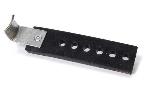 Exhaust Hanger - Clamp-On - Adjustable - Requires Clamp - 0.375 in Mounting Holes - 7.5 in Long - Stainless / Rubber - Natural - Universal - Each