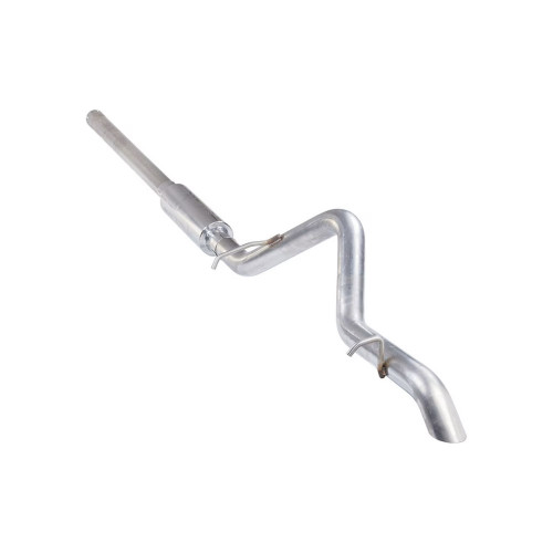 Exhaust System - Cat-Back - 2.5 in Tailpipe - Stainless - Natural - Jeep Wrangler JK 2007-18 - Kit