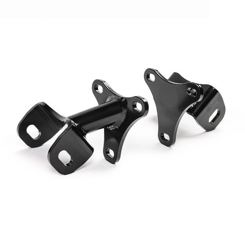 Motor Mount - Bolt-On - Steel - Black Powder Coat - Chevy V8 - GM F-Body 1982-92 - Pair