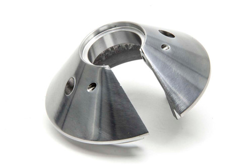 Coil-Over Spring Seat - 2.5 in ID Spring - Slotted - Aluminum - Clear Anodized - Universal - Each Coil-Over Spring Seat - 2.5 in ID Spring - Slotted - Aluminum - Clear Anodized - Universal - Each