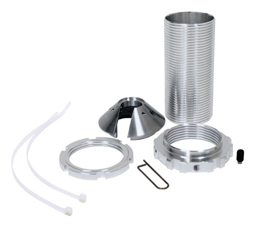 Coil-Over Kit - 2.5 in ID Spring - 1.625 in Shock - Aluminum - Clear Anodized - QA1 70 Series Shocks - Kit