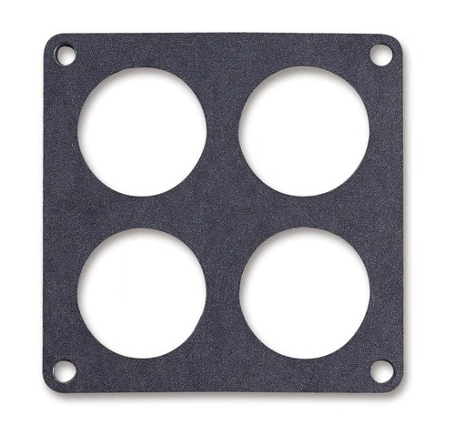 Carburetor Base Plate Gasket - 4-Barrel - 4 Hole - 0.063 in Thick - Composite - 1250 CFM - Dominator - Each