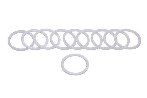 Fuel Bowl Inlet Gasket - 0.875 in ID - 0.031 in Thick - Nylon - Holley / Quick Fuel Carburetors - Set of 10