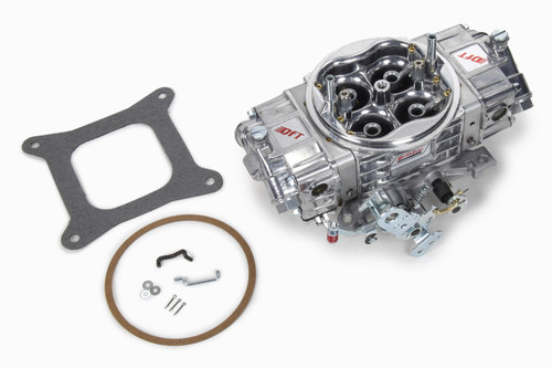 Carburetor - Street Q - 4-Barrel - 850 CFM - Square Bore - No Choke - Mechanical Secondary - Dual Inlet - Aluminum - Tumble Polished - Each