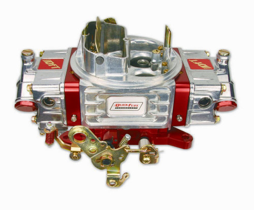 Carburetor - SS-Series - 4-Barrel - 850 CFM - Square Bore - Electric Choke - Mechanical Secondary - Dual Inlet - Aluminum - Red Anodized / Tumble Polished - Each