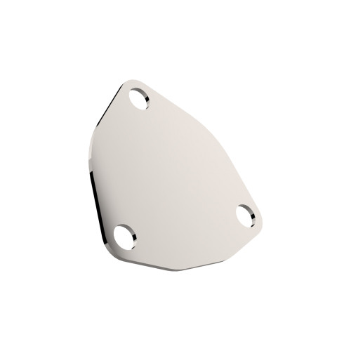Exhaust Cut-Out Cap - 2.5 in Diameter - Bolt-On - Steel - Zinc Plated - Each