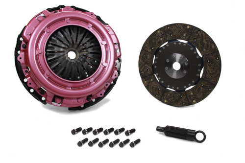 Clutch Kit - Concept 10.5 - Dual Disc - 10.5 in Diameter - 1-1/8 in x 26 Spline - Spring Hub - Organic - GM LS-Series - Kit