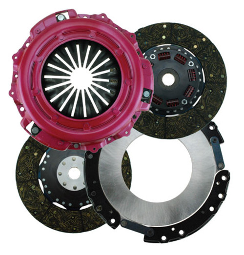 Clutch Kit - Concept 10.5 - Dual Disc - 10.5 in Diameter - 1-1/8 in x 26 Spline - Sprung Hub - Organic - Mopar Gen III Hemi - Dodge Challenger 2008-20 - Kit