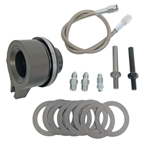 Throwout Bearing - Hydraulic - Bolt-On - Braided Stainless Lines - Ford Transmission - Each