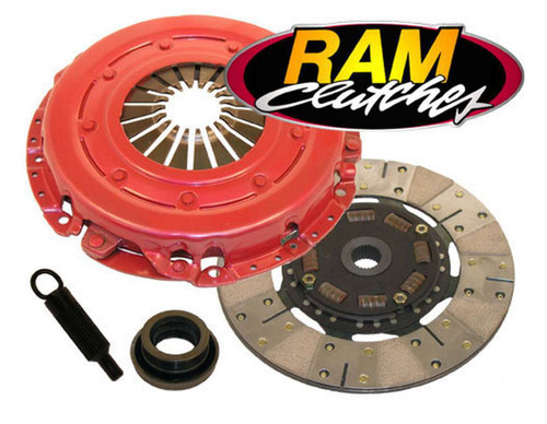 Clutch Kit - Power Grip HD - Single Disc - 10.5 in Diameter - 1-1/8 in x 26 Spline - Sprung Hub - Metallic - V8 - Ford Mustang 1986-2000 - Kit