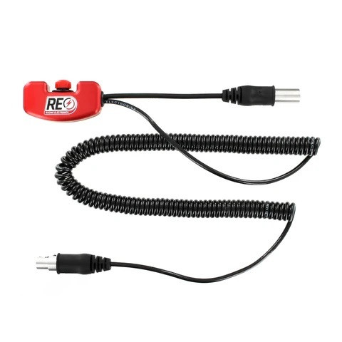 Push-To-Talk Switch - Heavy Duty - Soft Touch - In-Line Remote - Aluminum - Red Anodized - Each