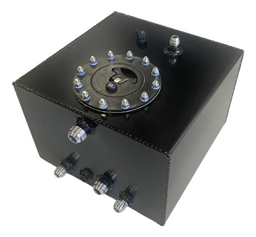Water Box - 5 gal - 12 in Wide x 12 in Deep x 8 in Tall - Aluminum - Black Powder Coat - Each