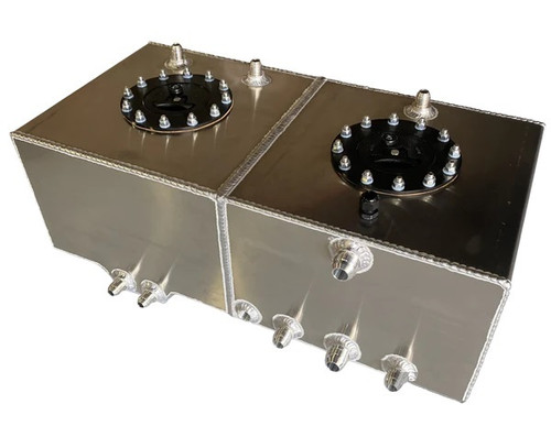 Fuel Cell and Water Box - 5 gal Fuel - 5 gal Water - 24 Wide x 12 Deep x 8 in Tall - Aluminum - Natural - Each