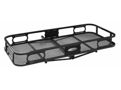 Cargo Carrier - Rambler - 60 x 24 in - Steel - 500 lb Capacity - Black Powder Coat - 2 in Hitch Mount - Each