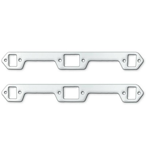 Exhaust Header / Manifold Gasket - 1.813 x 1.281 in Rectangle Port - Graphite - Jeep Inline-6 - Pair