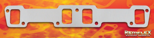 Exhaust Header / Manifold Gasket - 1.313 x 1.938 in Rectangular Port - Graphite - Buick V8 - Pair