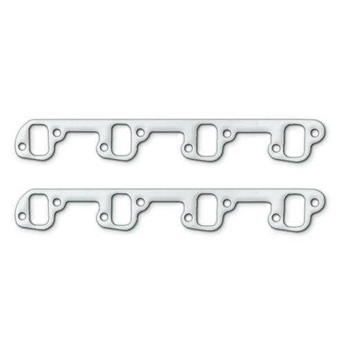 Exhaust Header / Manifold Gasket - 1.125 x 1.750 in Square Port - Graphite - Detroit Diesel - Pair