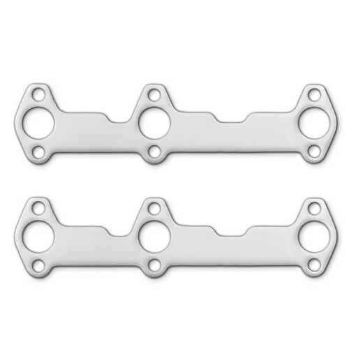Exhaust Header / Manifold Gasket - 1.250 in Round Port - Graphite - GM V6 - Pair