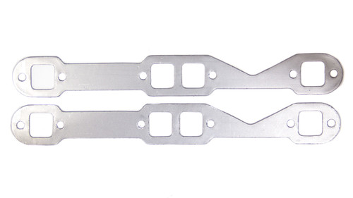 Exhaust Header / Manifold Gasket - 1.156 x 1.375 in Rectangular Port - Graphite - Small Block Chevy - Pair