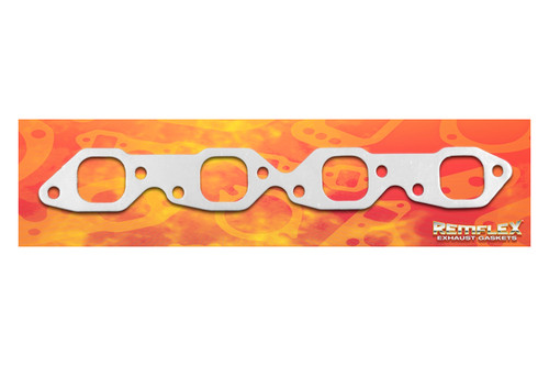 Exhaust Header / Manifold Gasket - 1.250 x 1.875 in Rectangular port - Graphite - Big Block Chevy - Pair