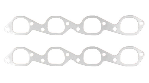 Exhaust Header / Manifold Gasket - 2.281 x 1.969 in D Port - Graphite - Big Block Chevy - Pair