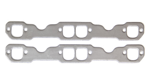 Exhaust Header / Manifold Gasket - 1.500 x 1.500 in D Port - Graphite - Small Block Chevy - Pair