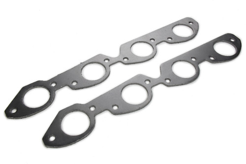 Exhaust Header / Manifold Gasket - 2.000 in Round Port - Graphite - Big Block Chevy - Pair