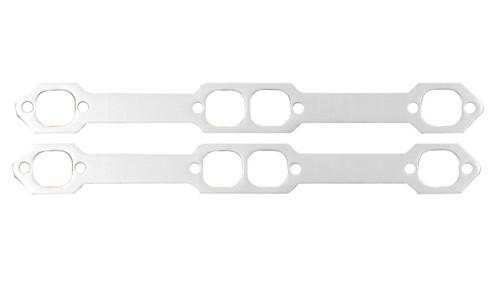 Exhaust Header / Manifold Gasket - 1.465 x 1.570 in Oval Port - Graphite - AFR 23 Degree Head - Small Block Chevy - Pair